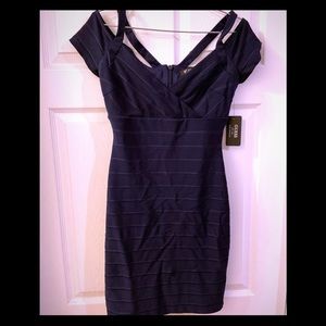 GUESS? Navy Blue BodyCon Dress
